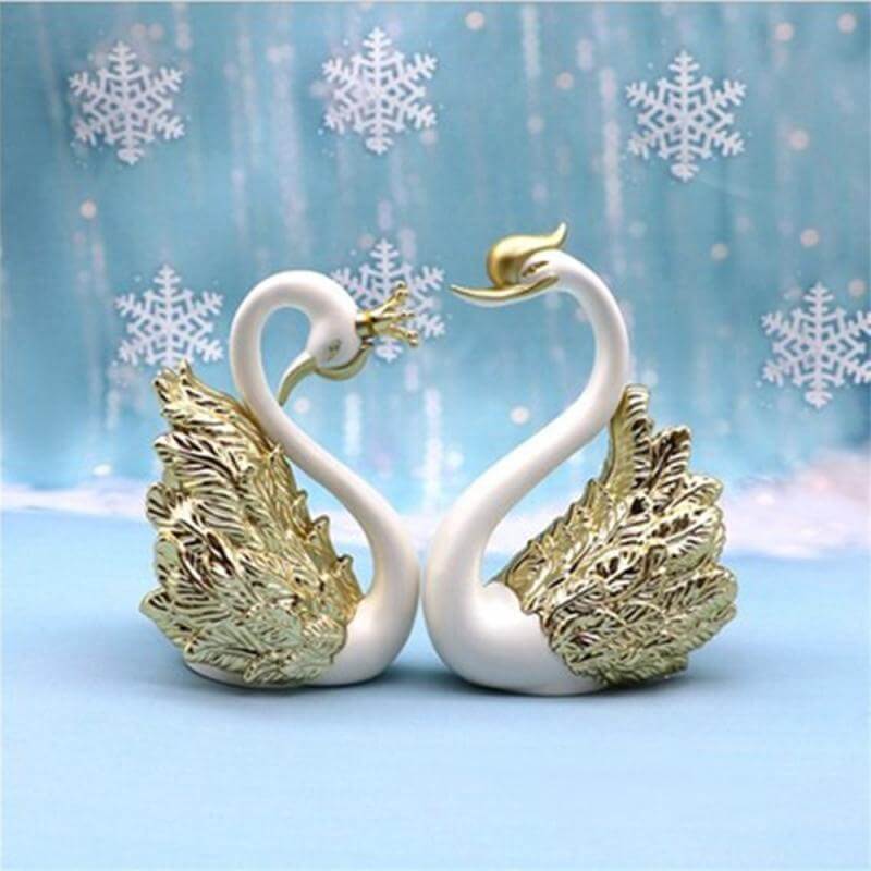 Cisne de Decoração Do Bolo De Casamento, Presente para Convidado, Casa Acessórios.