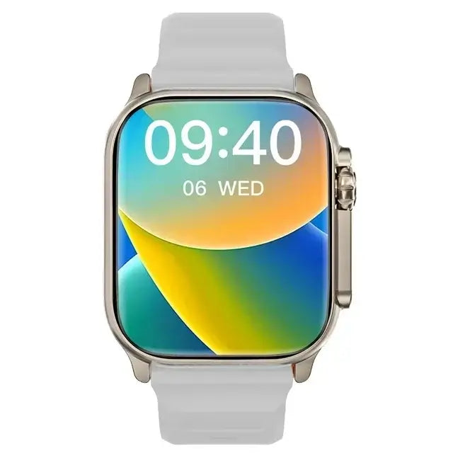 Smartwatch T900 para homens e mulheres, Chamada Bluetooth, Carregamento sem fio, NFC, GPS Track, BT, Música, Jogos e muito mas.