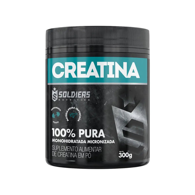Creatina Monohidratada Pote 300g - 100% Pura Importada -