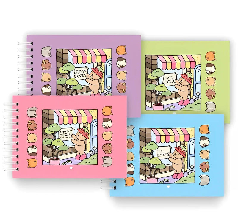 Livro De Colorir Bobbie Goods Capa Dura 50 Páginas