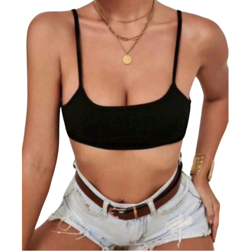 Kit top cropped Costa nua sem bojo, fitness academia moda gringa
