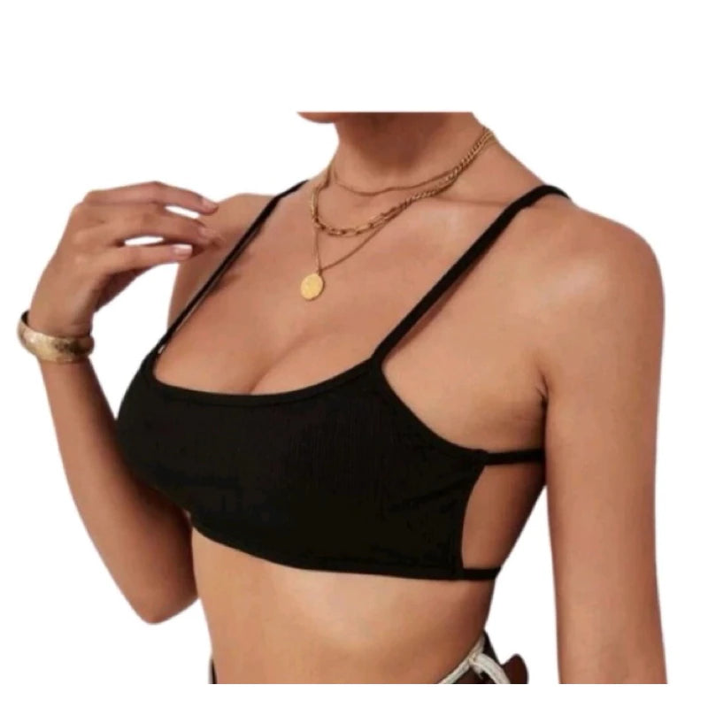 Kit top cropped Costa nua sem bojo, fitness academia moda gringa